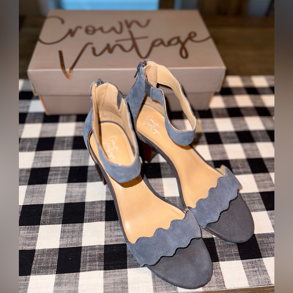 Crown Vintage Thelania Sandal Dusty Blue